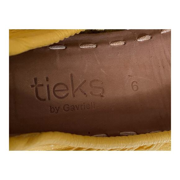 Tieks by Gavrieli  Womens US 6 Mustard Yellow Casual Comfy Ballet  Leather Flats - Picture 6 of 14